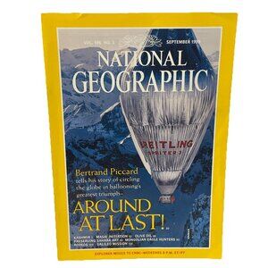 National Geographic September 1999 Kashmir Balloon Masai Initiation Olive Oil